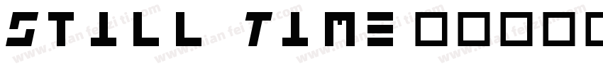 Still Time字体转换